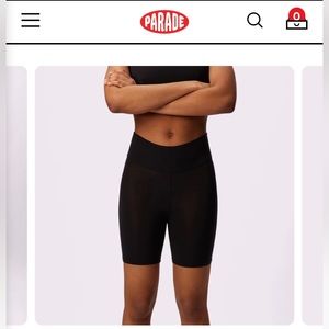 Parade Lightweight Bike Shorts in Eightball NWT